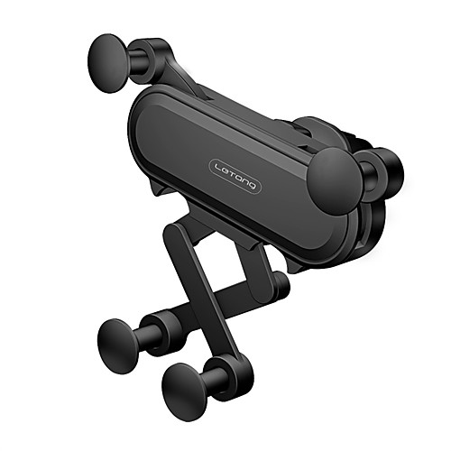 

LETANG Phone Holder Stand Mount Car Air Vent Outlet Grille Car Holder Buckle Type Aluminum Alloy Phone Accessory iPhone 12 11 Pro Xs Xs Max Xr X 8 Samsung Glaxy S21 S20 Note20