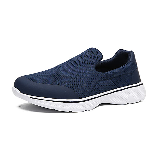 

Men's Loafers & Slip-Ons Sporty Look Comfort Loafers Light Soles Sporty Casual Athletic Daily Knit Breathable Non-slipping Blue Black Fall Spring
