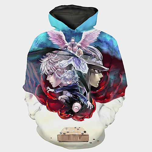 

Inspired by Hunter X Hunter Cosplay Anime Cartoon 100% Polyester 3D Harajuku Graphic Kawaii Hoodie For Women's / Men's