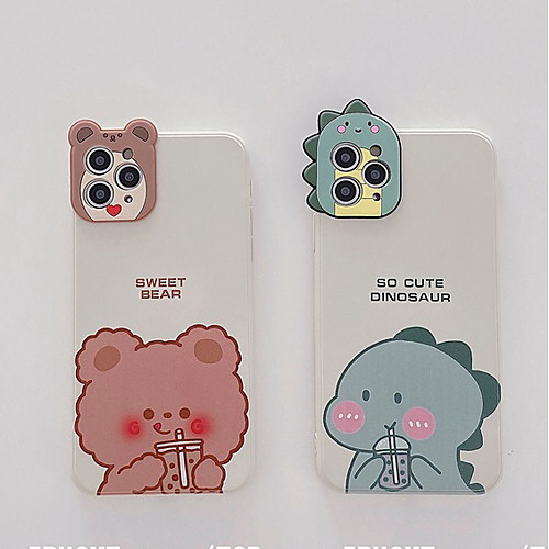 

Phone Case For Apple Back Cover iPhone 12 Pro Max 11 SE 2020 X XR XS Max 8 7 Shockproof Dustproof Cartoon TPU