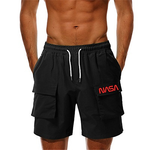 

Men's Casual Casual Daily Shorts Pants Graphic Knee Length Army Green Black