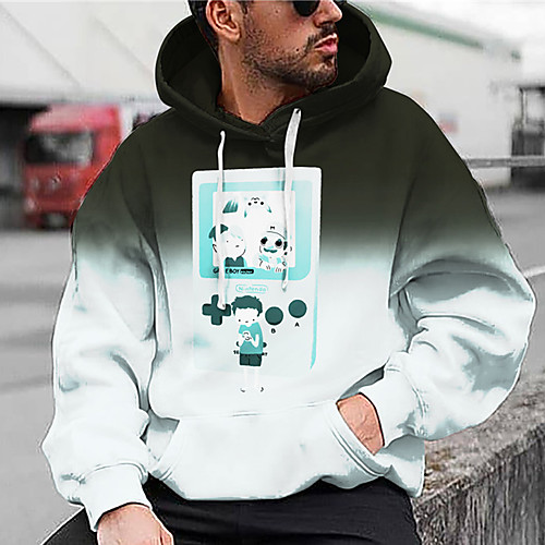 

Men's Unisex Hoodie Graphic Prints Game Print Daily Sports 3D Print 3D Print Casual Hoodies Sweatshirts Blue