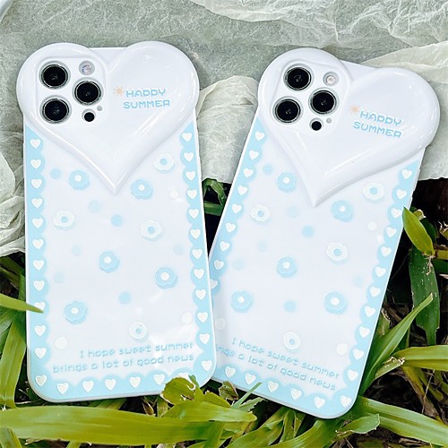 

Phone Case For Apple Back Cover iPhone 12 Pro Max 11 SE 2020 X XR XS Max 8 7 Shockproof Dustproof Cartoon Heart TPU