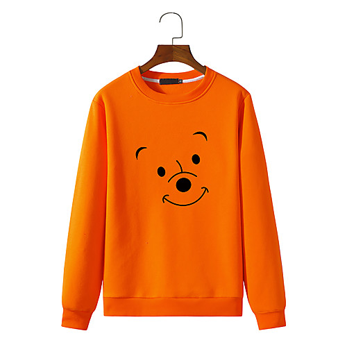 

Men's Sweatshirt Print Print Daily Hot Stamping Streetwear Hoodies Sweatshirts Wine Red Blue Purple