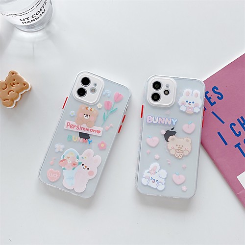 

Phone Case For Apple Back Cover iPhone 12 Pro Max 11 SE 2020 X XR XS Max 8 7 Shockproof Dustproof Cartoon TPU