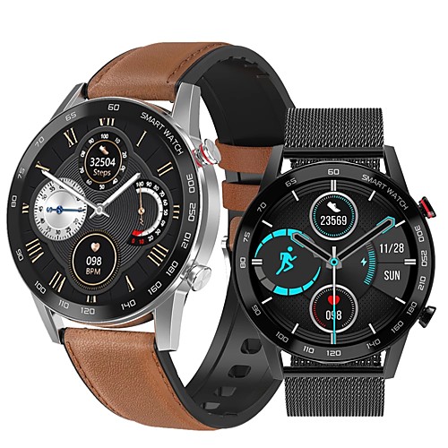 

DT NO.1 DT95 Smartwatch Fitness Running Watch Bluetooth Pedometer Call Reminder Activity Tracker Waterproof Touch Screen Heart Rate Monitor IP 67 45mm Watch Case for Android iOS Men Women / Sports