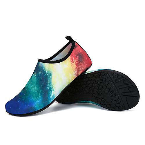 

Men's Unisex Trainers Athletic Shoes Sporty Athletic Water Shoes Elastic Fabric Non-slipping Rainbow Summer