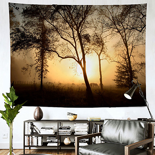 

Landscape Wall Tapestry Art Decor Blanket Curtain Hanging Home Bedroom Living Room Decoration Polyester