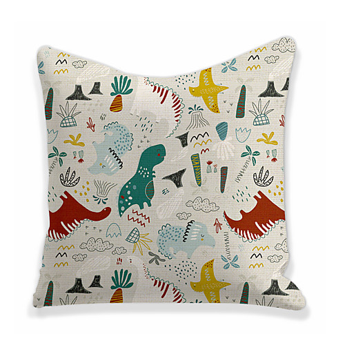 

Dinosaur Double Side Cushion Cover 1PC Soft Decorative Square Throw Pillow Cover Cushion Case Pillowcase for Bedroom Livingroom Superior Quality Machine Washable Outdoor Cushion for Sofa Couch Bed Chair