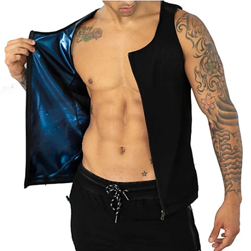 

Waist Trainer Vest Sports Spandex Polyester Yoga Gym Workout Exercise & Fitness Portable Stretchy Durable Weight Loss Fat Burner Tummy Fat Burner For Men