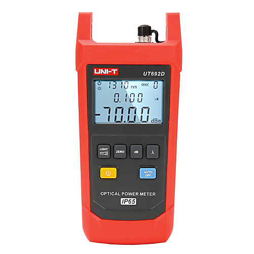 

UNI-T UT692D Fiber Optic Tool Optical Power Meter Visual Fault Locator -70-10dBm -50-26dBm 10mW FC/SC/ST Connector