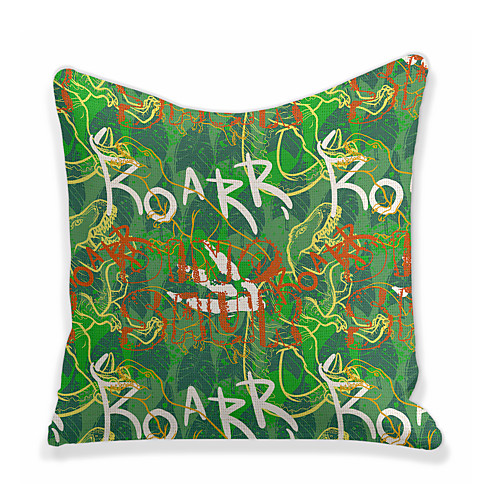 

Dinosaur Double Side Cushion Cover 1PC Soft Decorative Square Throw Pillow Cover Cushion Case Pillowcase for Bedroom Livingroom Superior Quality Machine Washable Outdoor Cushion for Sofa Couch Bed Chair