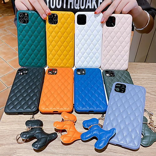 

Phone Case For Apple Back Cover iPhone 12 Pro Max 11 SE 2020 X XR XS Max 8 7 Shockproof Dustproof Solid Colored PU Leather