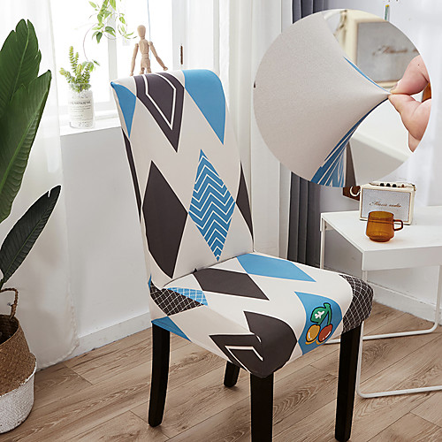 

Impression Chair Cover for Dining Room Mandala Print Chairs Covers High Back for Living Room Party Wedding Christmas Decoration