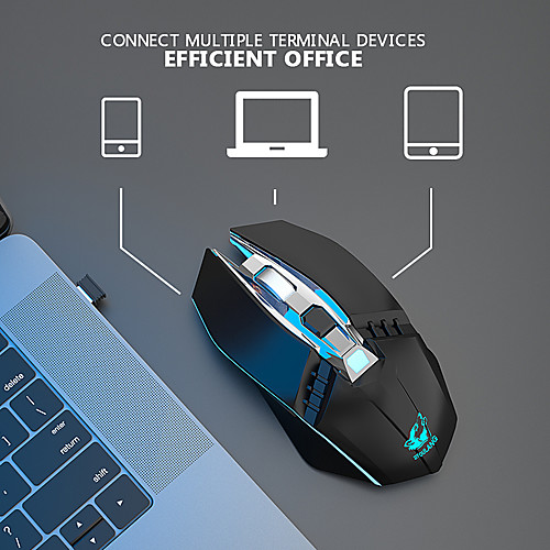 

Wireless 2.4G Bluetooth Dual mode Mouse USB charging lighting mouse 2400 DPI RGB gaming mouse Rechargeble wireless gaming Mouse