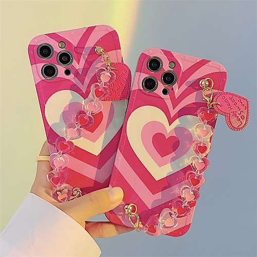 

Phone Case For Apple Back Cover iPhone 12 Pro Max 11 SE 2020 X XR XS Max 8 7 Shockproof Dustproof Heart TPU