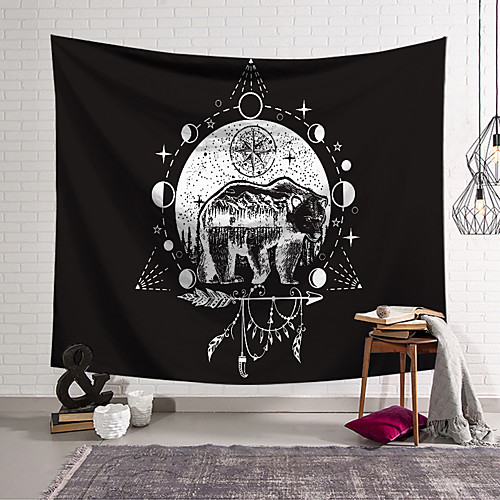 

Tarot Divination Wall Tapestry Art Decor Blanket Curtain Hanging Home Bedroom Living Room Decoration Mysterious Bohemian Bear