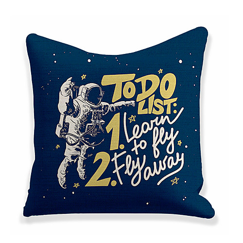 

Astronaut Double Side Cushion Cover 1PC Soft Decorative Square Throw Pillow Cover Cushion Case Pillowcase for Bedroom Livingroom Superior Quality Machine Washable Outdoor Cushion for Sofa Couch Bed Chair