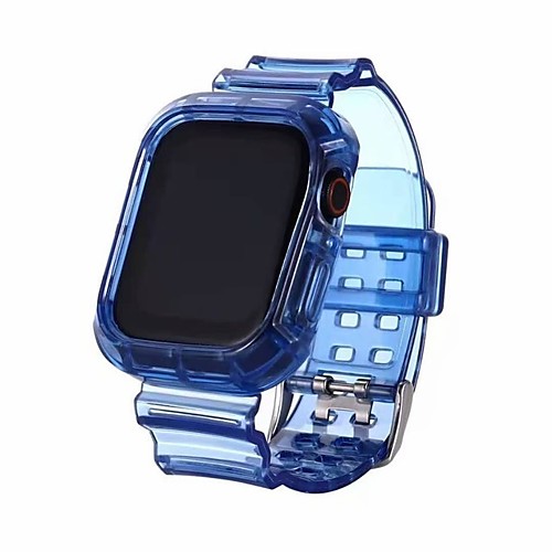 

Smart watch Band Case for Apple Watch 44 42 40 38 Case Women Cute Girl Crystal Clear Jelly Protective Case for iWatch 6 5 4 3 2 1