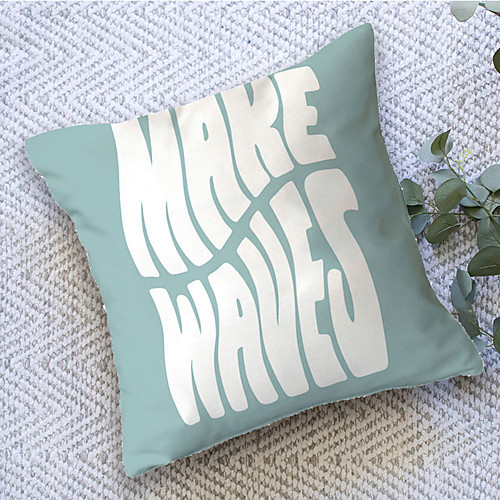 

Slogan Double Side Cushion Cover 1PC Soft Decorative Square Throw Pillow Cover Cushion Case Pillowcase for Bedroom Livingroom Superior Quality Machine Washable Outdoor Cushion for Sofa Couch Bed Chair