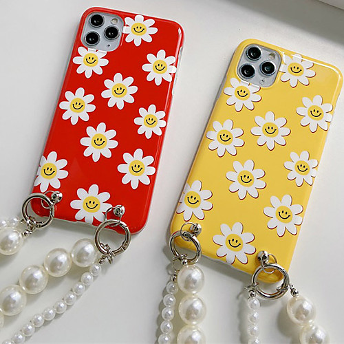 

Phone Case For Apple Back Cover iPhone 12 Pro Max 11 SE 2020 X XR XS Max iphone 7Plus / 8Plus Shockproof Dustproof Graphic Flower TPU