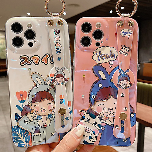 

Phone Case For Apple Back Cover iPhone 12 Pro Max 11 SE 2020 X XR XS Max 8 7 Shockproof Dustproof Cartoon Graphic TPU