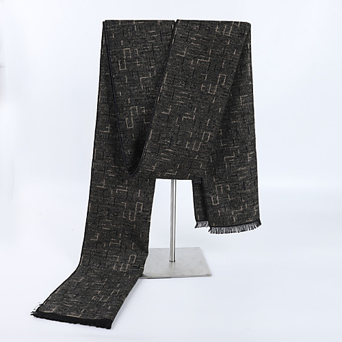 

Men's Rectangle Scarf Daily Wear As Per Picture Scarf Print