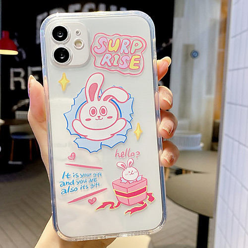 

Phone Case For Apple Back Cover iPhone 12 Pro Max 11 SE 2020 X XR XS Max 8 7 Shockproof Dustproof Graphic Transparent TPU