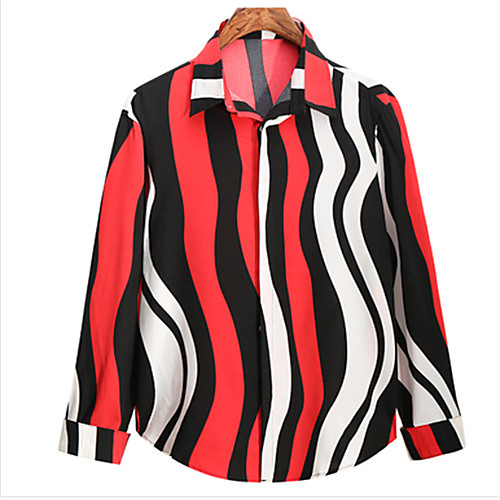 

Men's Shirt Graphic Short Sleeve Daily Tops Casual Red