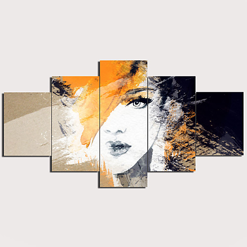 

5 Panels Wall Art Canvas Prints Painting Artwork Picture Figure Painting Home Decoration Decor Rolled Canvas No Frame Unframed Unstretched