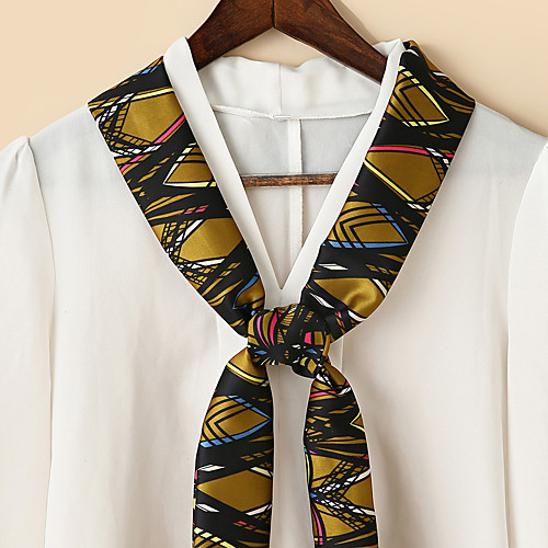 

Women's Square Scarf Going out Two-Tone Scarf Graphic / Polyester