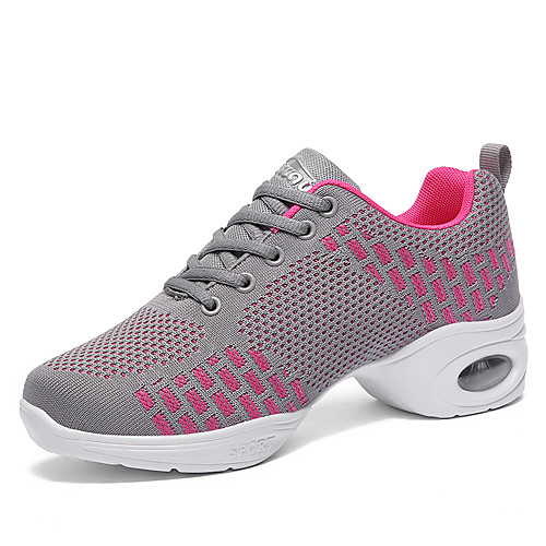 

Women's Trainers Athletic Shoes High Heel Round Toe Booties Ankle Boots Daily Tissage Volant Solid Colored Red Dusty Rose Black