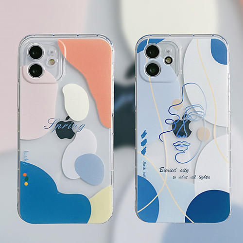 

Phone Case For Apple Back Cover iPhone 12 Pro Max 11 SE 2020 X XR XS Max 8 7 Shockproof Dustproof Graphic TPU