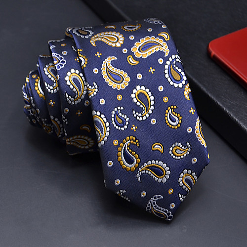 

Men's Party Necktie - Print / Solid Colored Stylish / Pure Color