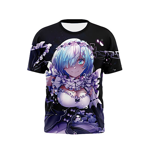 

Inspired by A different world from scratch Cosplay Anime Cartoon 100% Polyester Print 3D Harajuku Graphic T-shirt For Women's / Men's