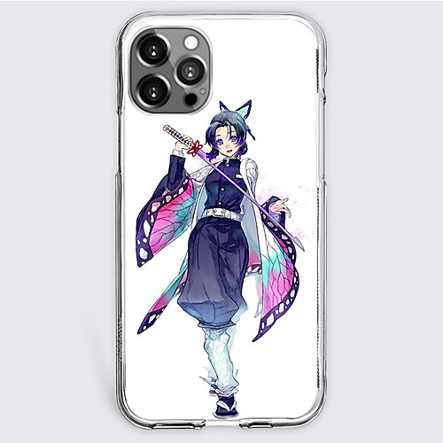 

Demon Slayer: Kimetsu no Yaiba Cartoon Characters Phone Case For Apple iPhone 12 Pro Max 11 SE 2020 X XR XS Max 8 7 iPhone 12 iPhone 11 Unique Design Protective Case Shockproof Dustproof Back Cover