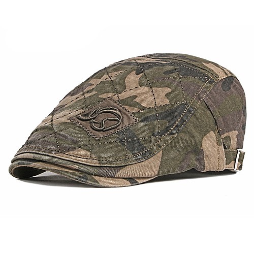

Men's Protective Hat Party Dailywear Classic Retro Color Block Black Hat