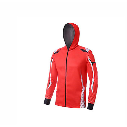 

CAWANFLY Men's Hoodie Jacket Fishing Jacket Outdoor Long Sleeve UPF50 UV Protection Quick Dry Waterproof Zipper Lightweight Jacket Top Autumn / Fall Spring Summer Athleisure Fishing Camping & Hiking