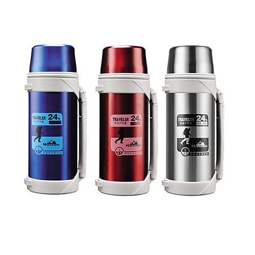 

Travel Thermosflask Thermos Water Coffee Bottle 1.2L to 2.1L Stainless Steel Coffee Cup Mug Heat Cold Preservation