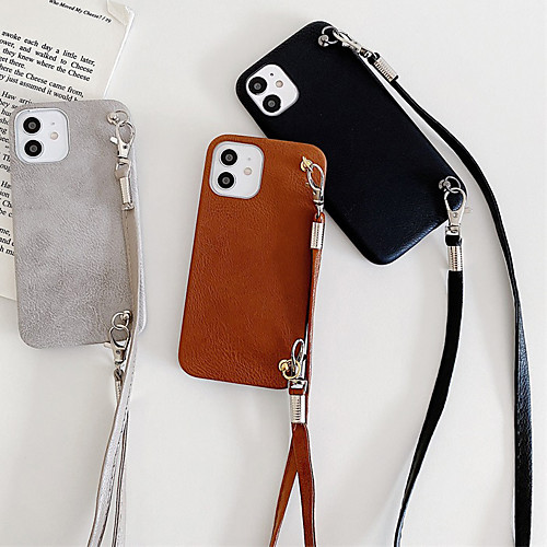 

Phone Case For Apple Back Cover iPhone 12 Pro Max 11 SE 2020 X XR XS Max 8 7 Shockproof Dustproof Solid Colored TPU