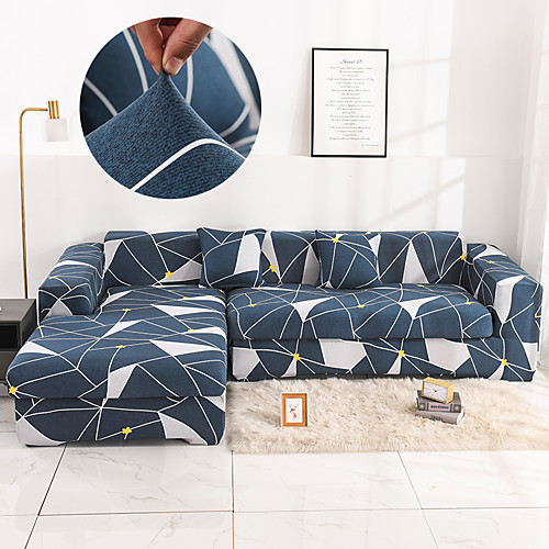 

Dense Forest Printed Stretch Sectional Sofa With Chaise Longue Elastic Couch Cover for Living Room L Shape Corner Armchair Cover Case 1/2/3/4 Seater