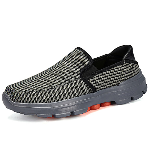 

Men's Loafers & Slip-Ons Sporty Look Comfort Loafers Light Soles Sporty Casual Athletic Daily Knit Breathable Non-slipping Gray Khaki Black Fall Spring