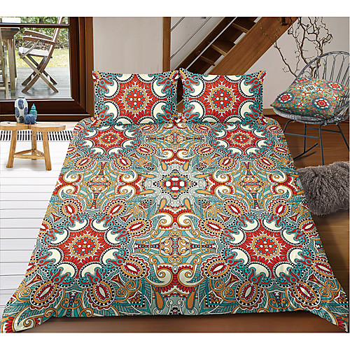 

Colorful Tie Dye Duvet Cover Set Boho Hippie Bedding Set Rainbow Tie Dyed Comforter Cover Queen 3 Pieces for Kids Teens Adults 1