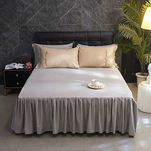 

Bed Skirt Hotel Quality Durable Solid Pleats