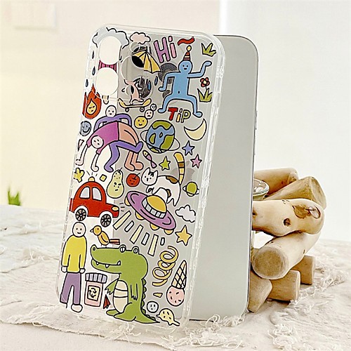 

Phone Case For Apple Back Cover iPhone 12 Pro Max 11 SE 2020 X XR XS Max 8 7 Shockproof Dustproof Cartoon TPU