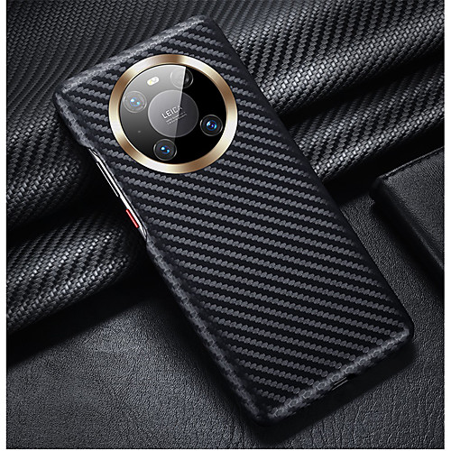 

Phone Case For Huawei Back Cover P40 P40 Pro P40 Pro Mate 40 Mate 40E Mate 40 Pro Mate 40 Pro Mate 30 Mate 30 Pro Mate 30E Pro 5G Shockproof Dustproof Solid Colored Carbon Fiber
