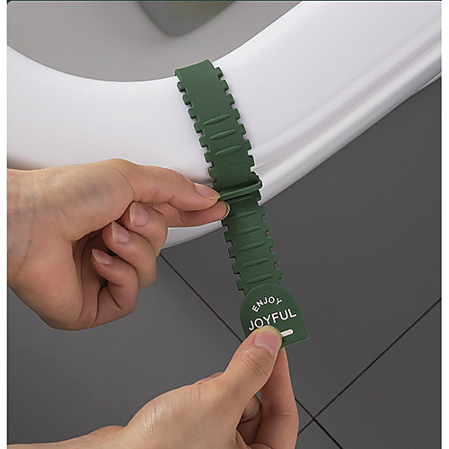 

Creative Silicone Toilet Lid Holder, Convenient Bundled Toilet Seat Ring, Anti-dirty Hand Lift Bath Toilet Lid Accessories