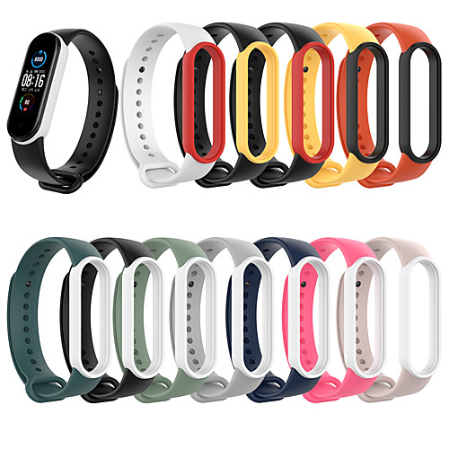 

Smart Watch Band for Xiaomi Sport Band Silicone Replacement Wrist Strap for Xiaomi Band 5