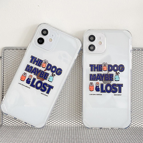 

Phone Case For Apple Back Cover iPhone 12 Pro Max 11 SE 2020 X XR XS Max 8 7 Shockproof Dustproof Graphic Transparent TPU
