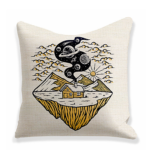

Astronaut Double Side Cushion Cover 1PC Soft Decorative Square Throw Pillow Cover Cushion Case Pillowcase for Bedroom Livingroom Superior Quality Machine Washable Outdoor Cushion for Sofa Couch Bed Chair
